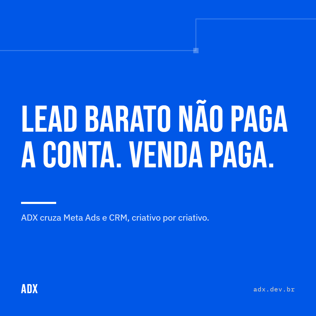 Criativo de exemplo do ADX